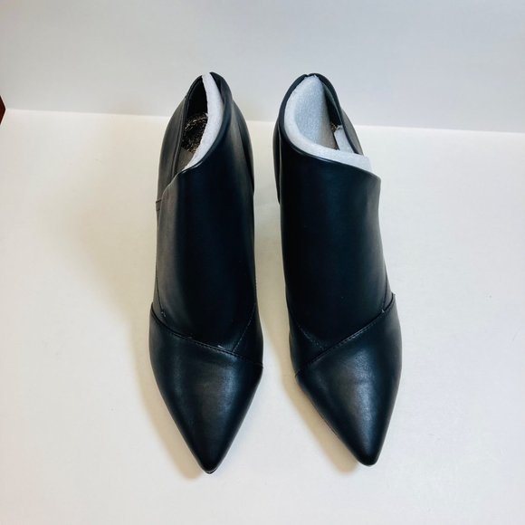 Adrianna Papell Ankle Boots 8M Hayes Black Leather Heels New with box - Picture 6 of 11